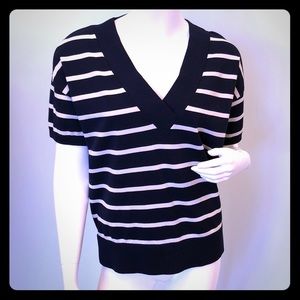 J.Crew - Short Sleeve V-Neck Sweater